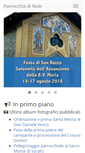 Mobile Screenshot of parrocchianole.it