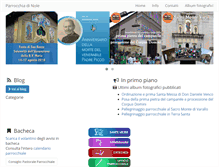 Tablet Screenshot of parrocchianole.it